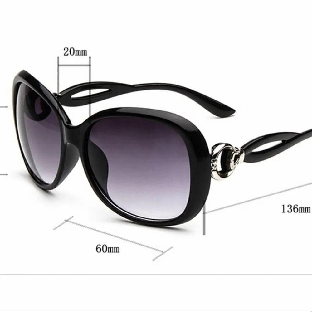NWT hollow frame anti-UV oversized sunglasses . Have Brown and Black .
